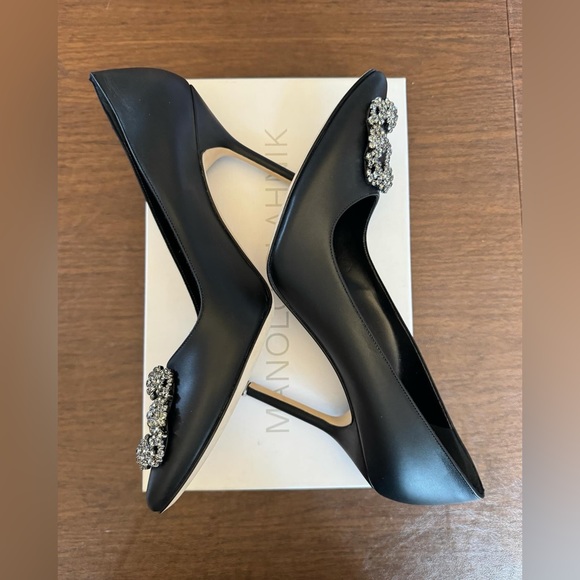 Manolo Blahnik
Hangisi 105MM Leather Pumps - Picture 5 of 7